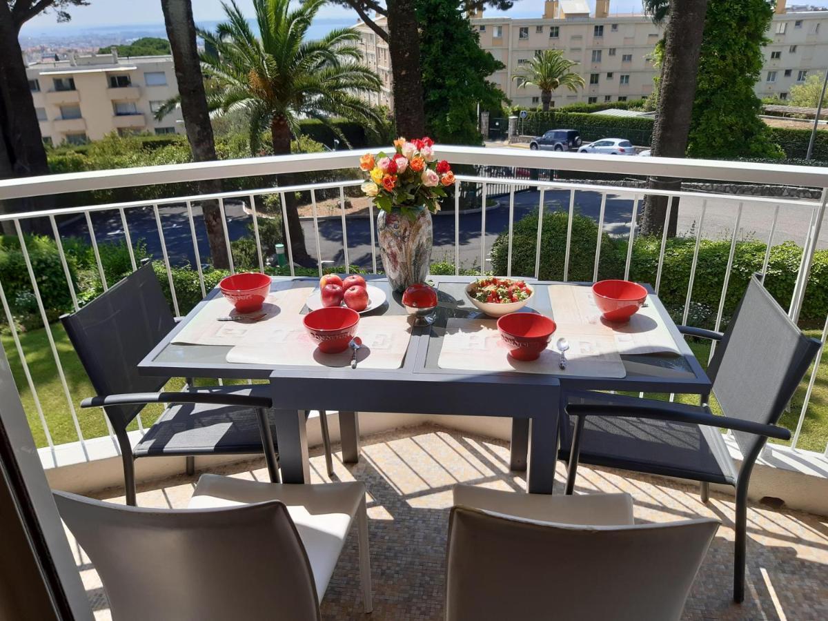 Spacieux Studio 37M2 - Terrasse Vue Mer 戛纳 外观 照片